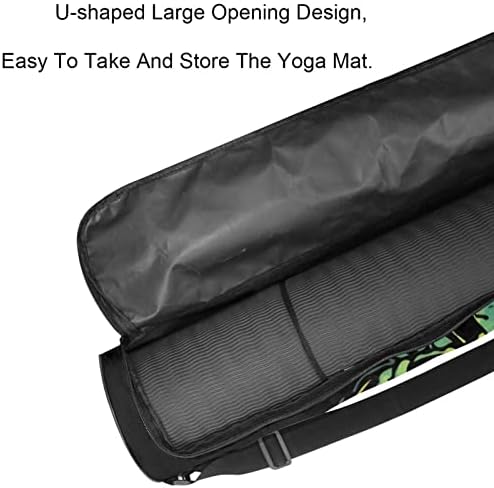 Ratgdn Yoga Mat Bag, Octopus Monster Exercício ioga transportadora de tapete full-zip yoga tape