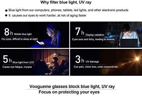 Vooglam gato olho azul óculos leves para mulheres anti-UV Eyewearyear Sydney FM0125-01