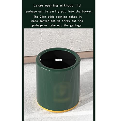 Latas de lixo de lixo ditudo lixo lixo de plástico pode arredondar o lixo de lixo do barril de barril para cozinha