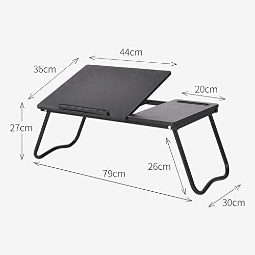 Mesa dobrável lxxsh, mesa de laptop portátil, ângulo ajustável SIT e mesa de suporte, bandeja de mesa de café da manhã, suporte de