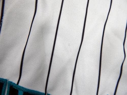 Júpiter Hammerheads #26 Game usou White Pinstripe Jersey USA Bandle Patch 48 12 - Jerseys MLB usada para jogo MLB