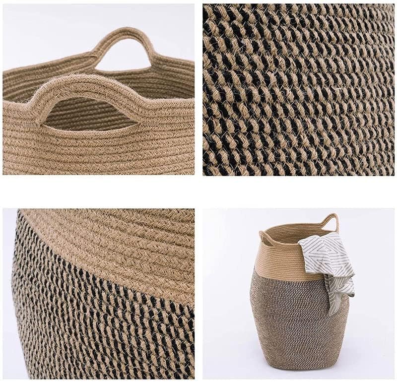 Brinquedos de cesta de cesta de cesta de liruxun com alças de cesto de roupas sujas cestas de lavanderia cesta de cesta de