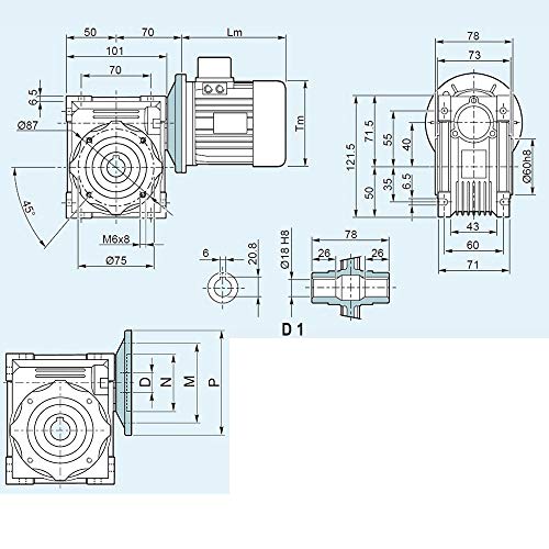 NMRV ametrico 40-80-71B5