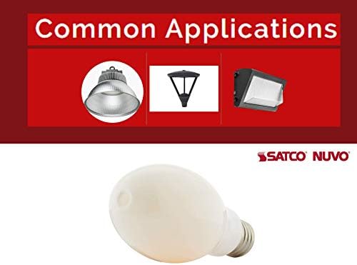 SATCO NOVO! Lâmpada de filamento de LED hi-pro avançada, S13135, 42 watts LED HID HID Substituição; Ed28/850/ex39; 3000K; Base estendida do magnata; 120-277 volts; Bypass de lastro do tipo B - 12 pacote