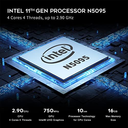Beelink minis mini pc com o processador Intel 11th gener n5095, 8gb DDR4 128GB SSD GANHE 11 computadores de mesa pro