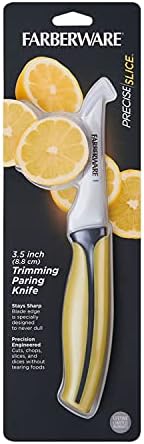 Farberware Grip Grip Aparando a faca, 3,5 polegadas, amarelo