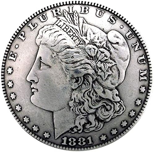 Concho 1-3/8 Antique Silver 1/PKG-Morgan Dollar Heads