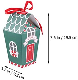 Caixa de presente de doces de chocolate Cabilock 20pcs Papel Christmas Candy Bag Boly Chereais Chereais de Cereais