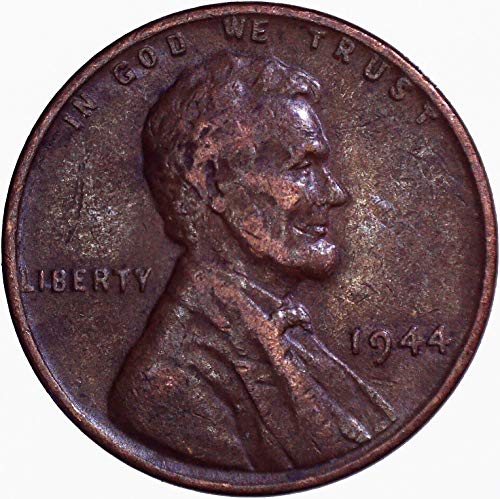 1944 Lincoln Wheat Cent 1C muito bom