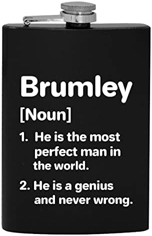 Definição de Brumley O homem mais perfeito - 8 onças de quadril bebendo balão de álcool