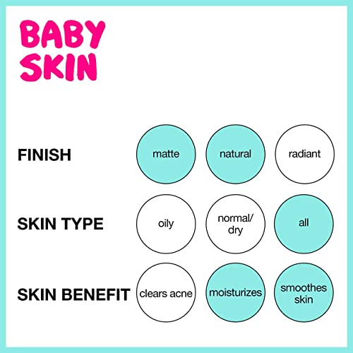 Maybelline Baby Skin Instant Instant Pore Eraser Primer Makeup, claro, 2 contagem