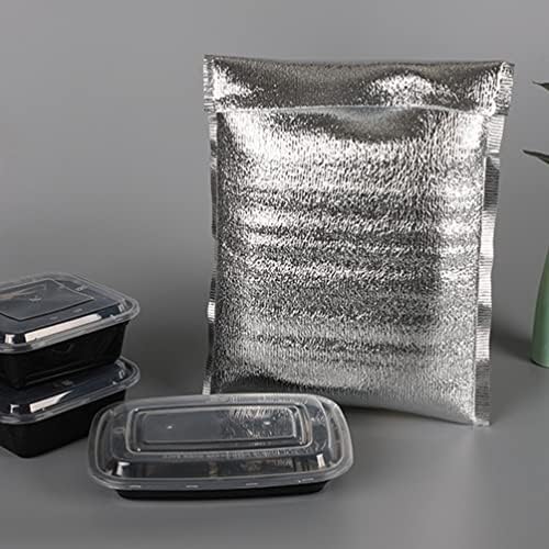 Bestonzon 50pcs Bacos de isolamento reutilizáveis ​​Os revestimentos de caixa térmica de caixas de caixa de caixa de almoço de