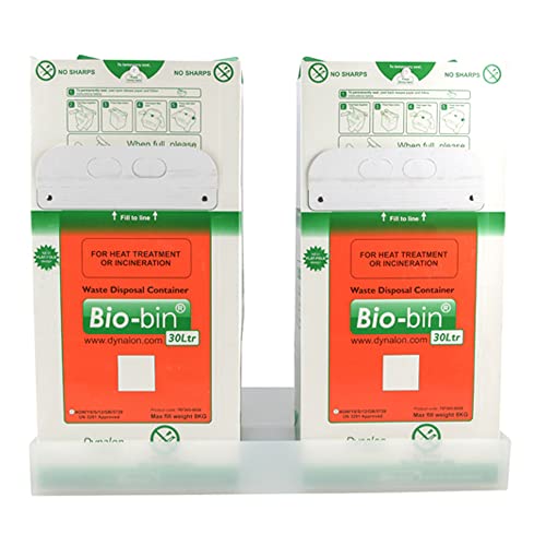 Dynalab 797303-6310 Bio-Bin-Bin 30 litros Bandeja de derramamento de autoclave, vertical, 3 profundidade, 2 gal,