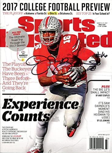 J.T. Barrett autografado/assinado 14/8/2017 Sports Illustrated Magazine JSA 37734 - Revistas autografadas da NFL