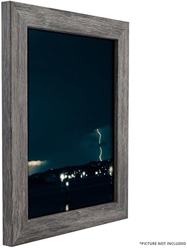 Craig Frames 26030 16 por quadro de imagem de 24 polegadas, acabamento liso de grão, 1,26 polegada de largura, cinza Barnwood