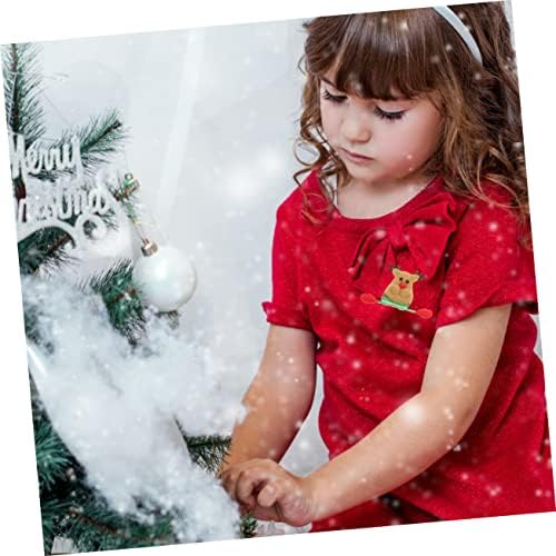 Musisaly 3pcs Yule Gifts Festa de Natal Crianças Favoram Presente Festa de Natal Favoriza Broche de Elk Broche Broche