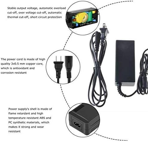 Chargador de adaptador AC SupplySource para Affinity LE2459D LED HDTV Combo DVD Power Cord