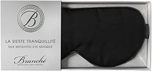 Máscara de olho de seda de beleza Branche La Seste Tranquillité - Elegante Premium 6a Seda 22 máscara de sono mamã