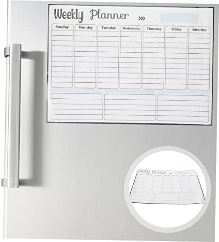 Calendário de planejador mensal do quadro do quadro de mensagens para Toddmomy para a geladeira ímãs de mercearia Whiteboard