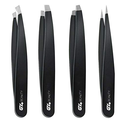 G4 Vision Tweezers Definir sobrancelhas profissionais de aço inoxidável