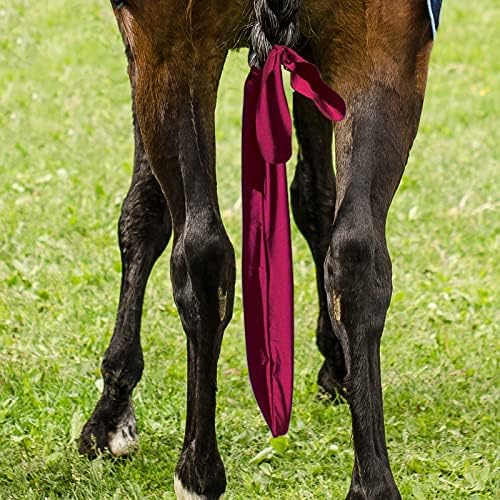 Sacos de cauda Klboccmy para cavalos, envoltórios de cauda de cavalo, protetor de cauda de cavalo lycra, suprimentos de limpeza