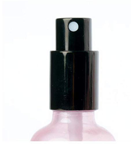 2pcs 30ml/1oz de garrafa de spray de vidro rosa vazio Garrafas de dispensador de perfume com tampa preta Cosmética Composição de água Atomizadores de água Fine Mist Spray Pot Pote