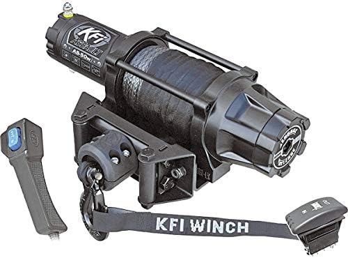 Produtos KFI AS-50W 5000lb Assault Winch, preto