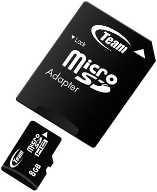 8GB CLASSE 10 MICROSDHC Equipe de alta velocidade 20 MB/SEC CARTÃO DE MEMÓRIA. Blazing Card Fast para LG KT610 KU990 Viewty Lotus