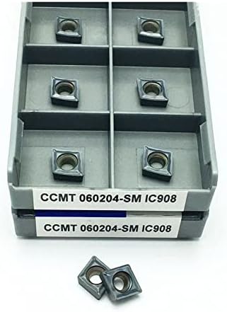 Ferramenta de carboneto de carboneto Ferramenta CCMT060204 CCMT060208 SM IC907 IC908 Turning Internal Turn