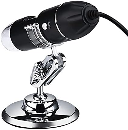 Ylyajy ajustável 1600X 3 em 1 Microscópio digital USB Câmera de microscópio eletrônico para 8 LED Zoom