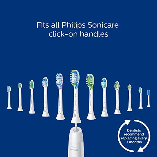 PHILIPS SONICARE SONICARE DIAMONDCLEAN SUBSTITUIÇÃO Cabeças de escova de dentes, HX6062/64, White 2-PK