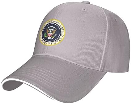 Liichees Selo do Presidente do Capinho de beisebol dos Estados Unidos para homens Esportes Casquette de língua de