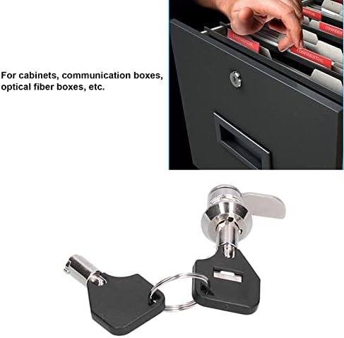 Armário de arquivo bloqueia a came bloqueio de segurança com chaves para móveis máquinas de venda automática portas de armário de computadores