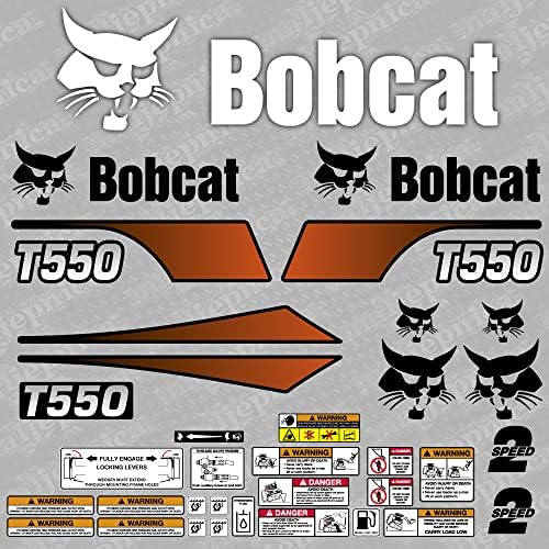 Bobcat T550 Decalque/Aufkleber/Adesivo/adesivo/conjunto de substituição/conjunto de substituição
