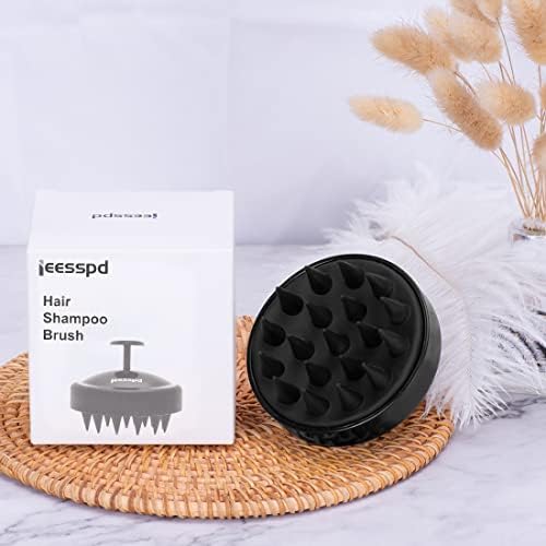 IEESSPD MASSAGER SHAMPOU DE CELHEPO DE CELHO DE CELHO, PINCULHO DE CABELO DE CARELHOS COM MASSAGOR DE CELHPO DE SILICONE MOLOS