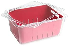 Espaços de cozinha KSCB12-AMZ BIN BIN Organizador de armazenamento de alimentos para geladeira, freezer e despensa, 8,8 x 6,8 x 3,9