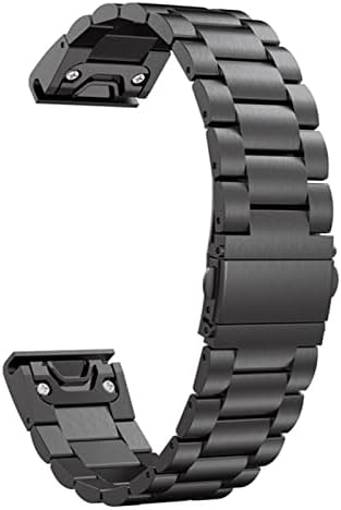 Bahdb Watch Band Strap for Garmin Fenix ​​7 7x 7s 6 6x Pro 5 5xplus 3HR Remessão rápida Relógio de aço inoxidável EasyFit 26 20 22mm de pulso