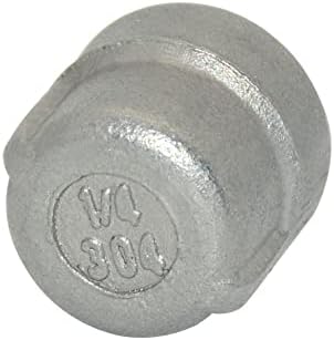 Aço inoxidável 304 CASTELED PIPELED CABELO, CAP, 1/4 0,25 NPT fêmea