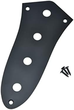 DOPro American Standard J Bass Control Plate Plate de alumínio Anodized Bass JB Control Plate com orifícios de maconha CTS de 3/8