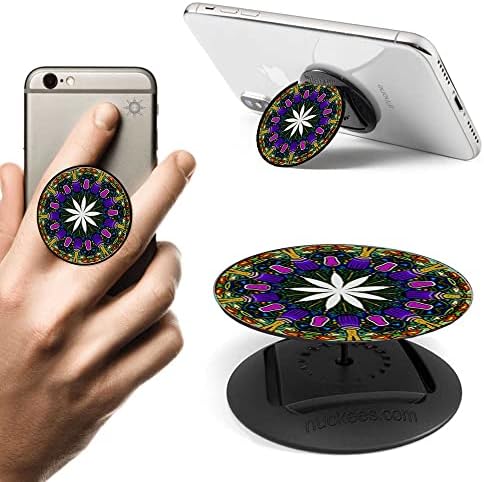 Hippy Festival Phone Grip Cellphone Stand se encaixa no iPhone Samsung Galaxy e mais