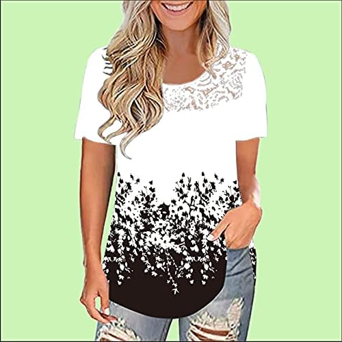 Butterfly Print Tees Camise