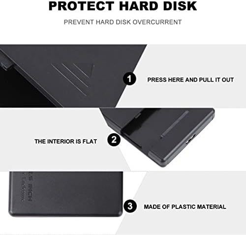Solustre Office Inch Inch SSD Frente de montagem Hard HDD Bay Tipo de disco externo para o Adaptador de TV para gabinetes
