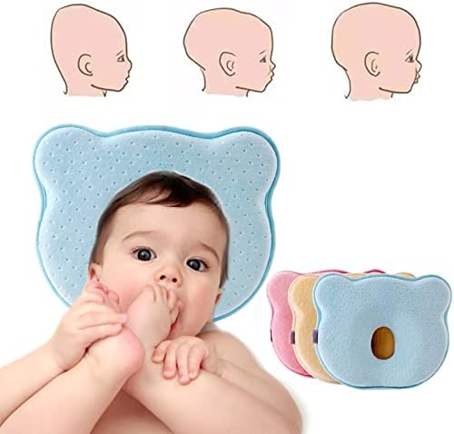 Almofadas para bebês premium para dormir e suporte da cabeça - travesseiro recém -nascido macio e aconchegante para evitar a cabeça plana e moldar a cabeça do bebê - inclui travesseiro e travesseiro de enfermagem