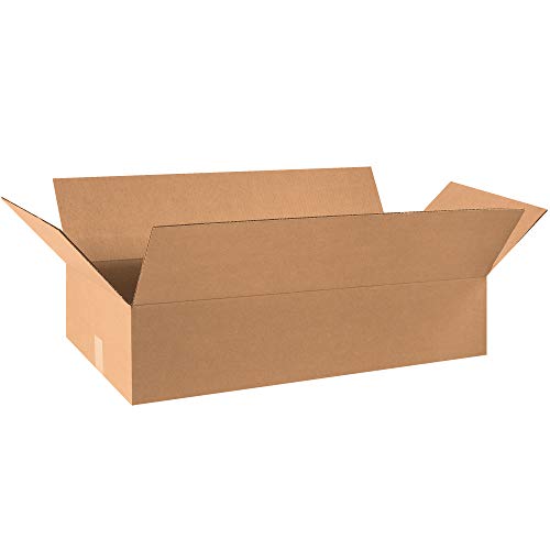 31 x 16 x 9 Caixas de papelão corrugadas, Kraft, pacote de 10, para remessa, embalagem e movimento, por materiais