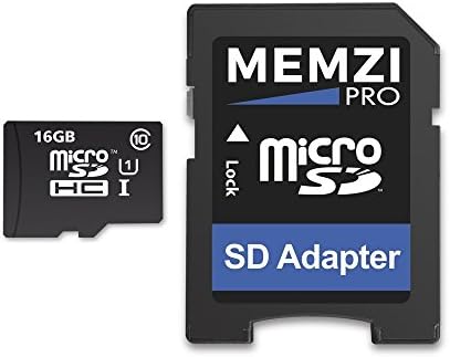 MEMZI PRO 16GB CLASS 10 90MB/S MICRO SDHC CARTÃO de memória com adaptador SD para Samsung Galaxy J7 Star, J7 V, J7 Refine,