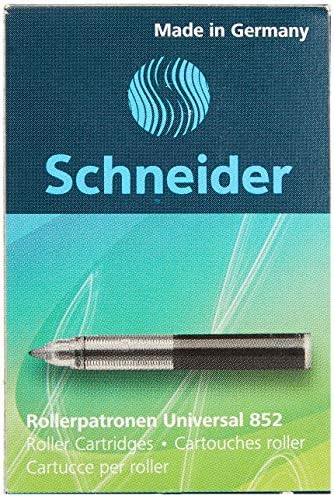 Schneider Writing Instruments Roller Cartuctidge 852, M, Black, 5pcs Box