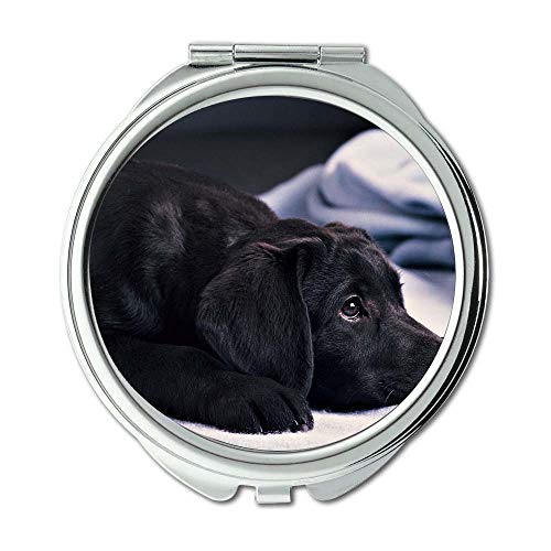 Espelho, espelho de viagem, taco cachorro cão hd p, espelho de bolso, ampliação de 1 x 2x