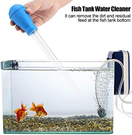 Wosune Aquarium Pipete, Fish Tank Water Cleaner 4Eaning para aquário para fezes de peixe para casa