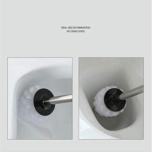Escova de escova de vaso sanitário escova os suportes de porcelana/escova de aço inoxidável