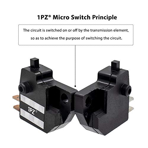 1PZ MC1-S01 Substituição de interruptor de parada de luz esquerda e direita para o freio para Yamaha Honda Kawasaki Suzuki Motocicleta Motocicleta ATV Bike de Bike